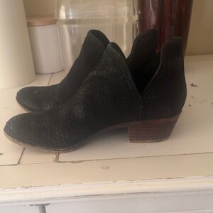 Lucky Brand Black Ankle Boots